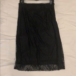 Black Lace Skirt